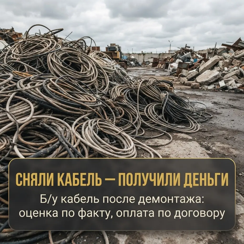 Выкупленная партия кабеля